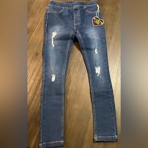 JUST LOVE NWT  14 girl jeggings, fake front pockets, real back pockets.